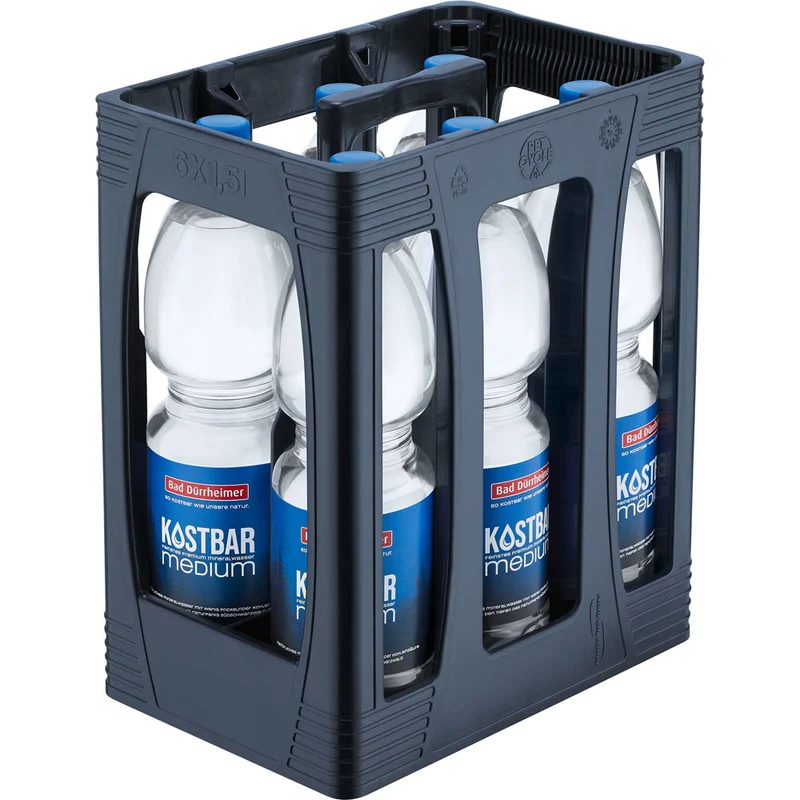 Bad Dürrheimer Kostbar Mineralwasser Medium PET 6x 1,5 Liter (EINWEG)