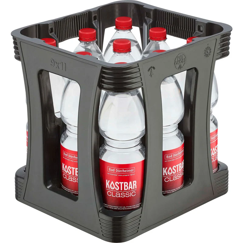 Bad Dürrheimer Kostbar Mineralwasser Classic PET 9x 1 Liter (EINWEG)