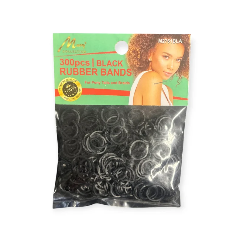 Rubber Bands – Black 300 pcs
