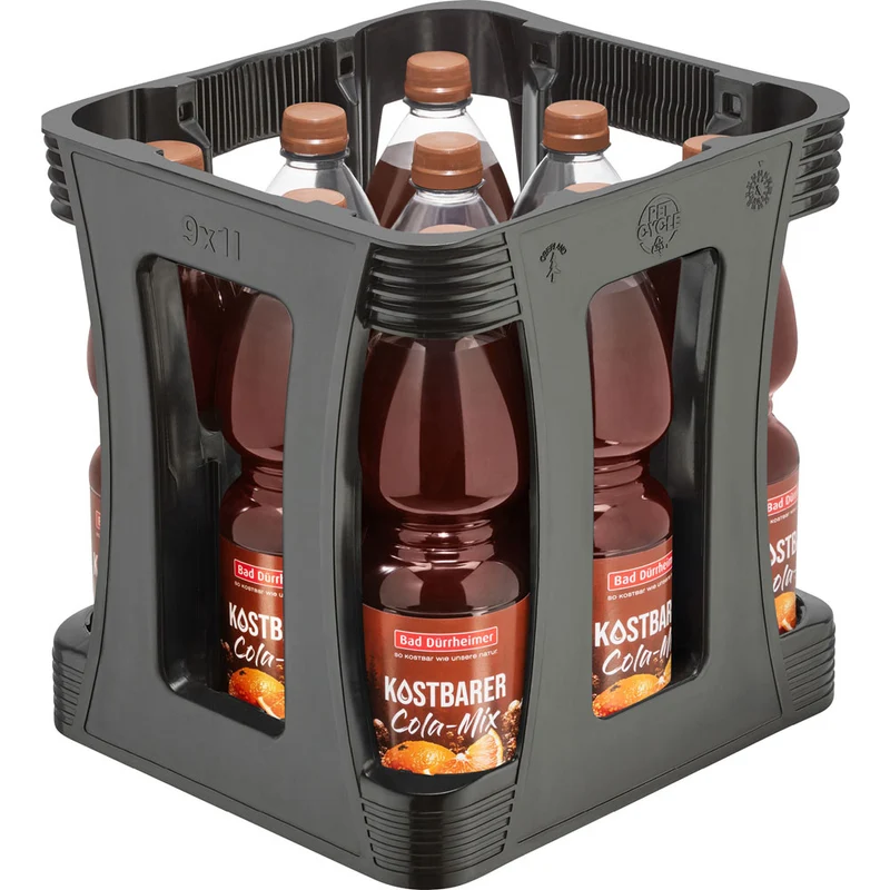 Bad Dürrheimer Kostbarer Cola-Mix PET 9x 1 Liter (EINWEG)