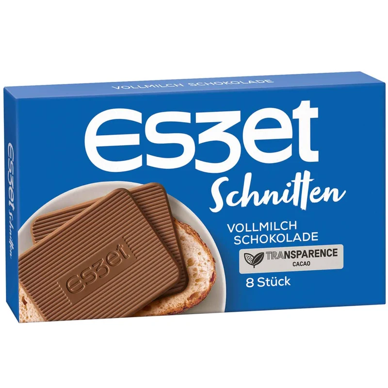 Eszet Schnitten Vollmilch Schokolade 8er 75g / 2.64oz