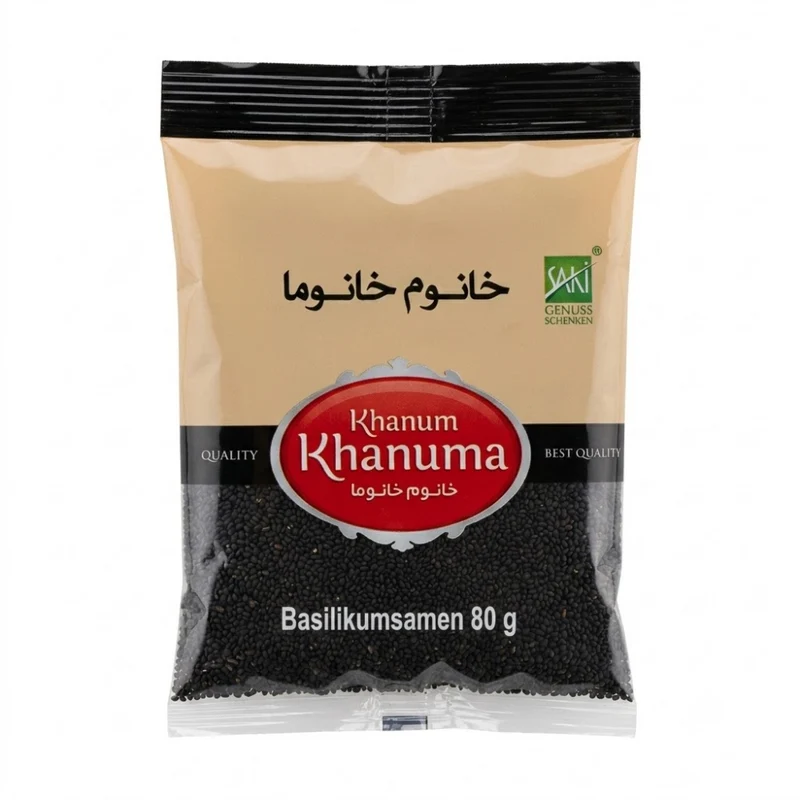 Khanum Khanuma - Basilikumsamen (Basil Seeds) 80gm