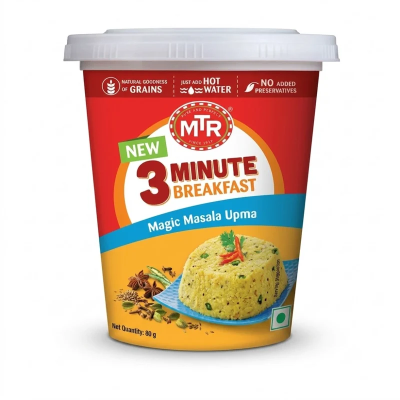 MTR 3-Minute Breakfast - Magic Masala Upma 80gm