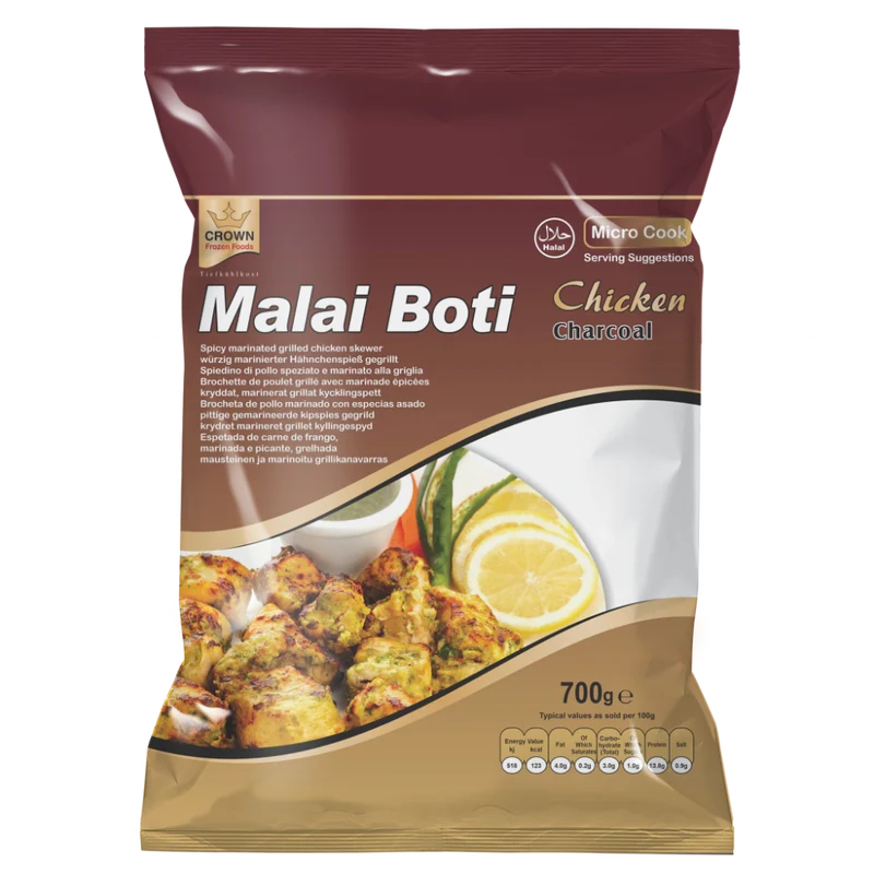 Frozen Crown Chicken Malai Boti 700gm - Only Berlin Delivery