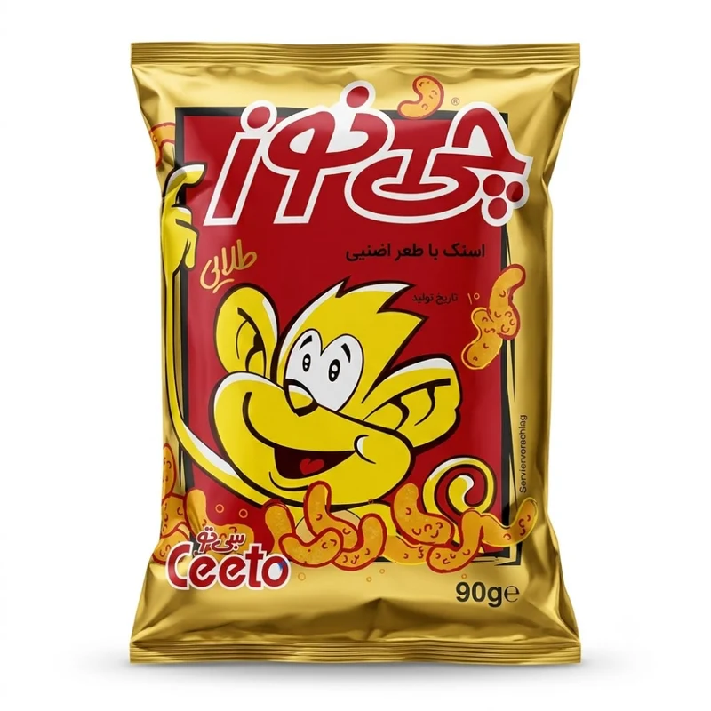 Ceeto - Corn Snack With Cheese Flavour (Gold) 90gm
