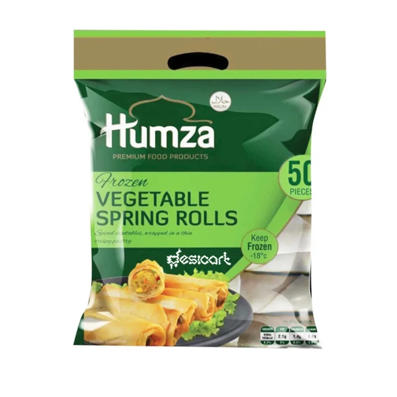 Frozen Humza – Vegetable Spring Rolls (50pcs) 1.5kg (Only Berlin Delivery)