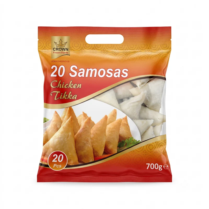 Frozen Crown – Chicken Tikka Samosas (20pcs) 700gm - Only Berlin Delivery