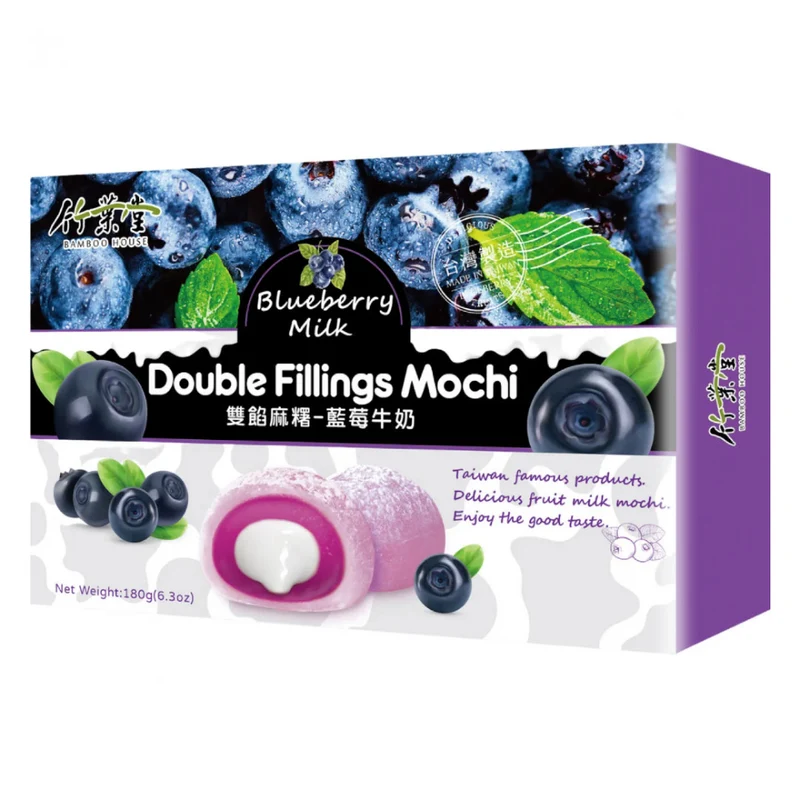 Bamboo House Mochi - Blueberry & Milk 180gm