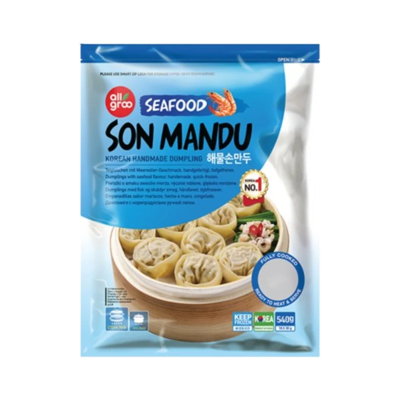 Frozen All Groo Son Mandu Dumpling - Seafood 540gm (Only Berlin Delivery)