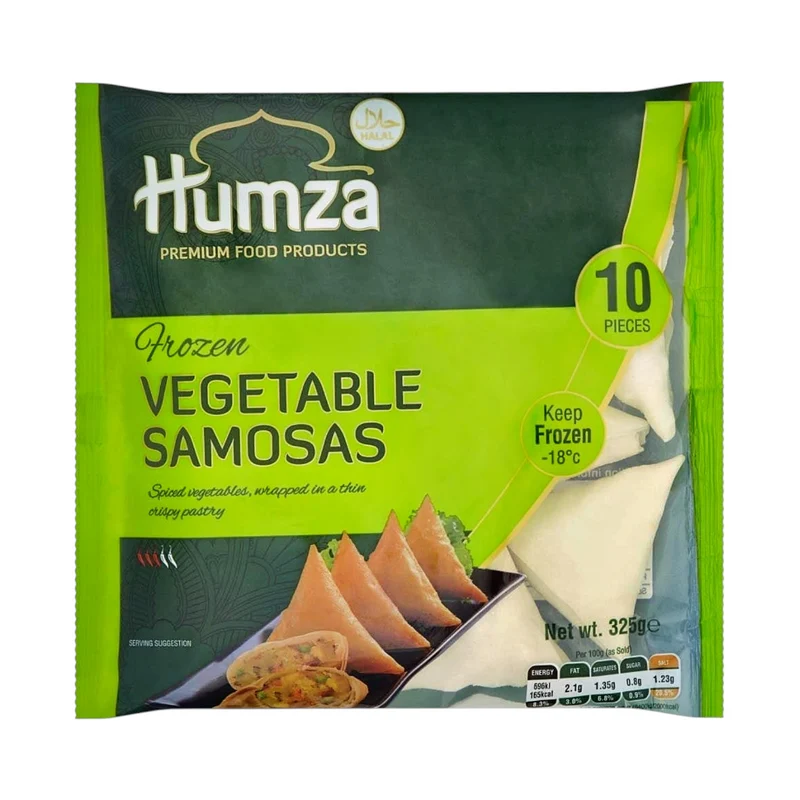 Frozen Humza Vegetable Samosa (10pcs) 325gm - Only Berlin Delivery