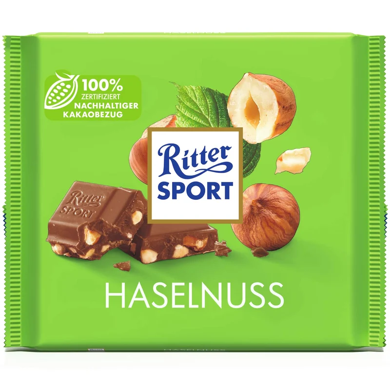 Ritter Sport Schokolade Haselnuss 100g