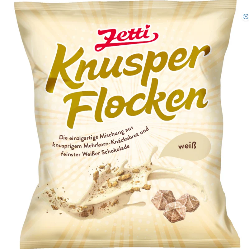 Zetti Knusperflocken Weiß 120g / 4.23oz