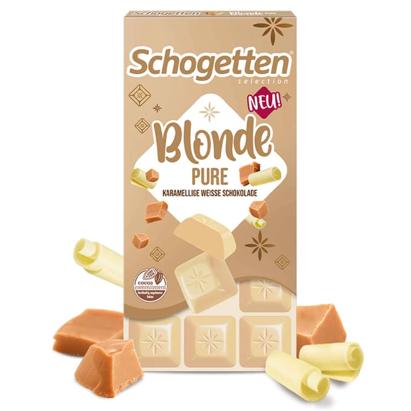 Trumpf Schogetten Blonde Pure Weiße Schokolade 100g