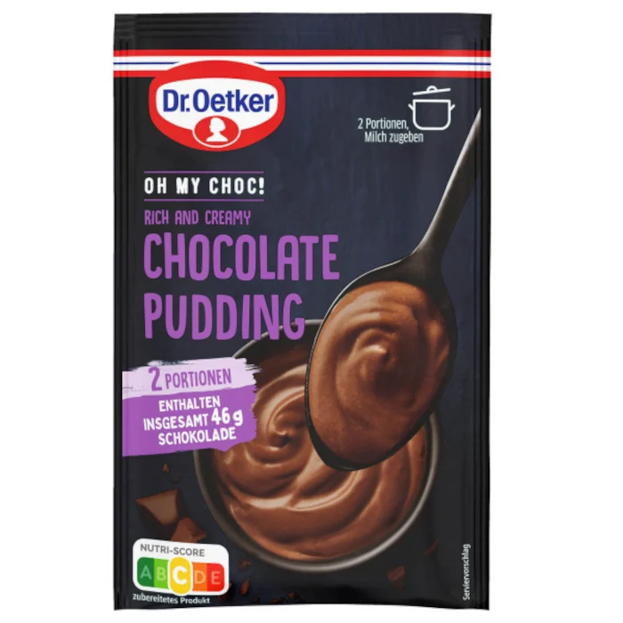 Dr. Oetker OH MY CHOC! Rich and Creamy Chocolate Pudding 100g / 3.52oz