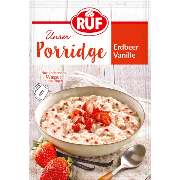 RUF Porridge Erdbeer Vanille 65g / 2.29oz