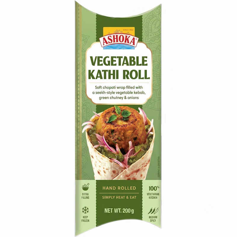 Frozen Ashoka – Kathi Roll Vegetable 200gm (Only Berlin Delivery)