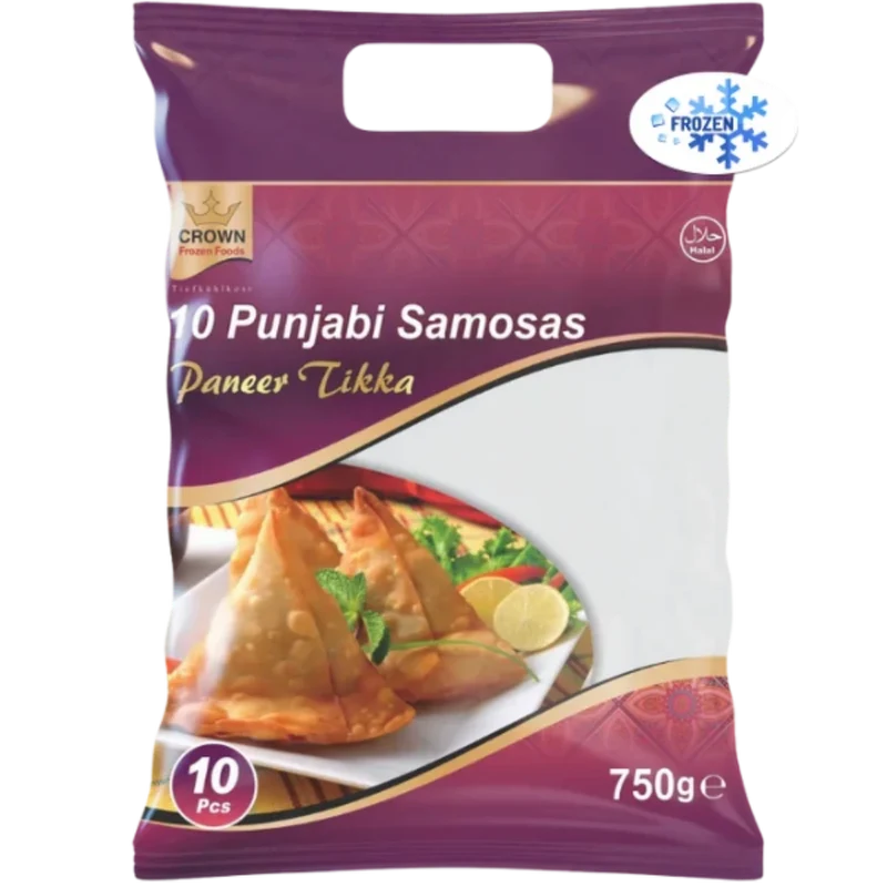 Frozen Crown – Punjabi Paneer Tikka Samosa (10 Pieces) 750gm – Only Berlin Delivery