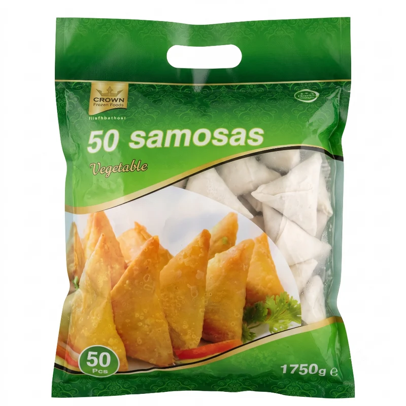 Frozen Crown – Vegetable Samosas (50pcs) 1750gm (BBE: 12.08.2026) – Only Berlin Delivery