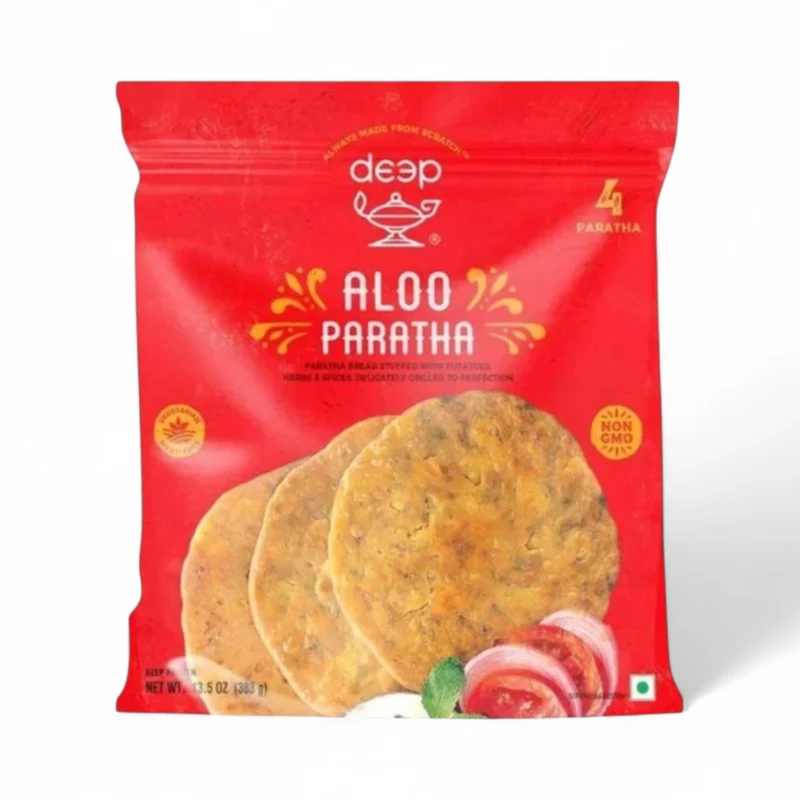 Frozen Deep Aloo Paratha (4pcs) 383gm - Only Berlin Delivery