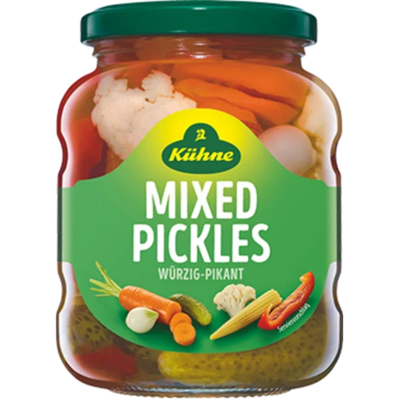 Kühne Mixed Pickles würzig-pikant 370ml / 12.51fl.oz