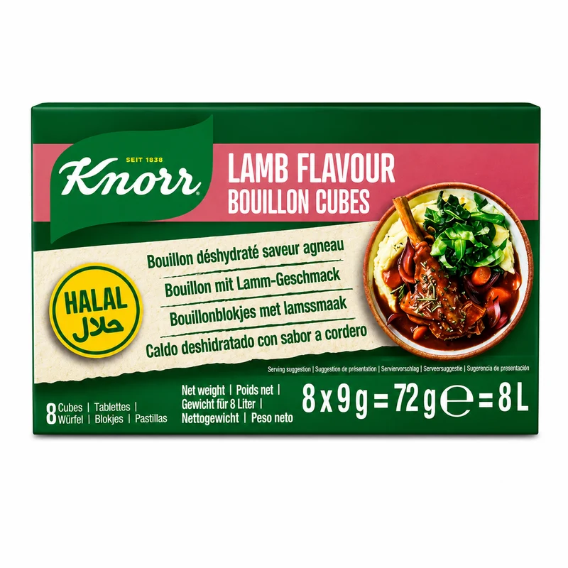 Knorr - Lamb Flavour Bouillon Cubes (72gm)
