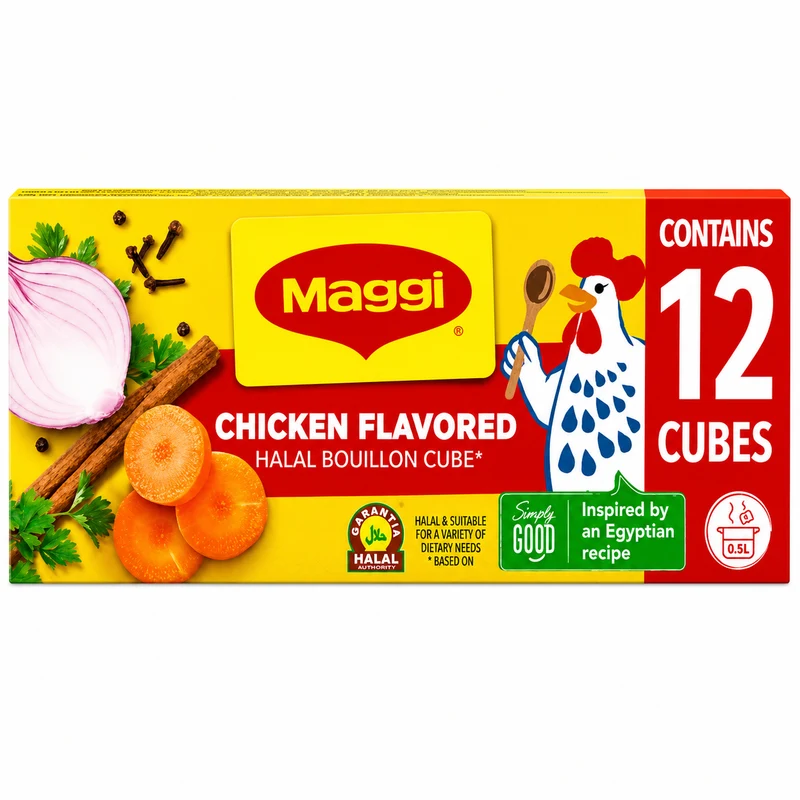 Maggi - Chicken Flavored Halal Bouillon Cubes (108gm)