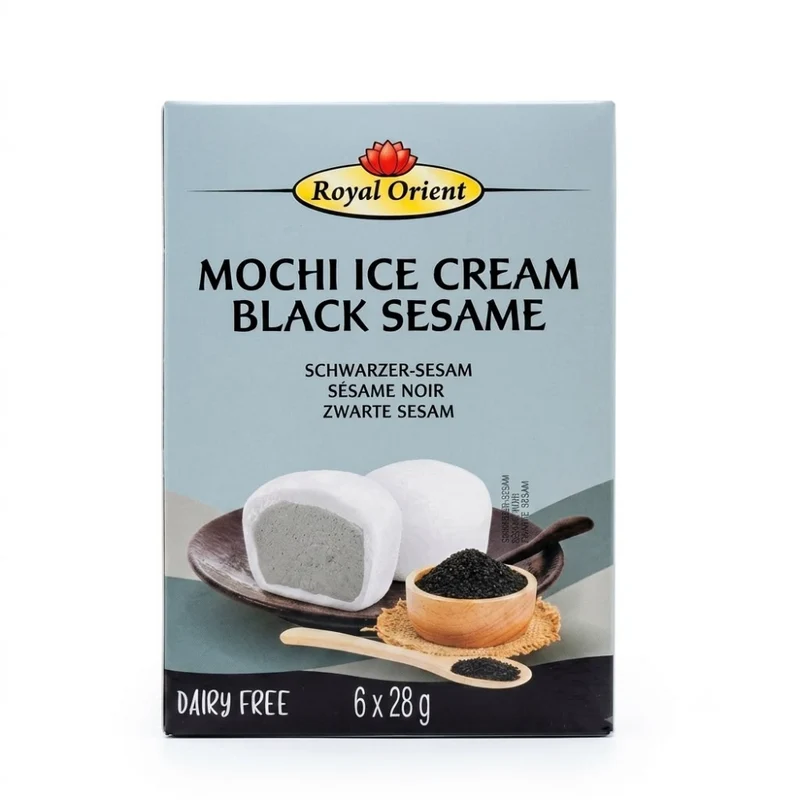 Royal Orient Mochi Ice Cream - Black Sesame 6x28g (Berlin Only Delivery)