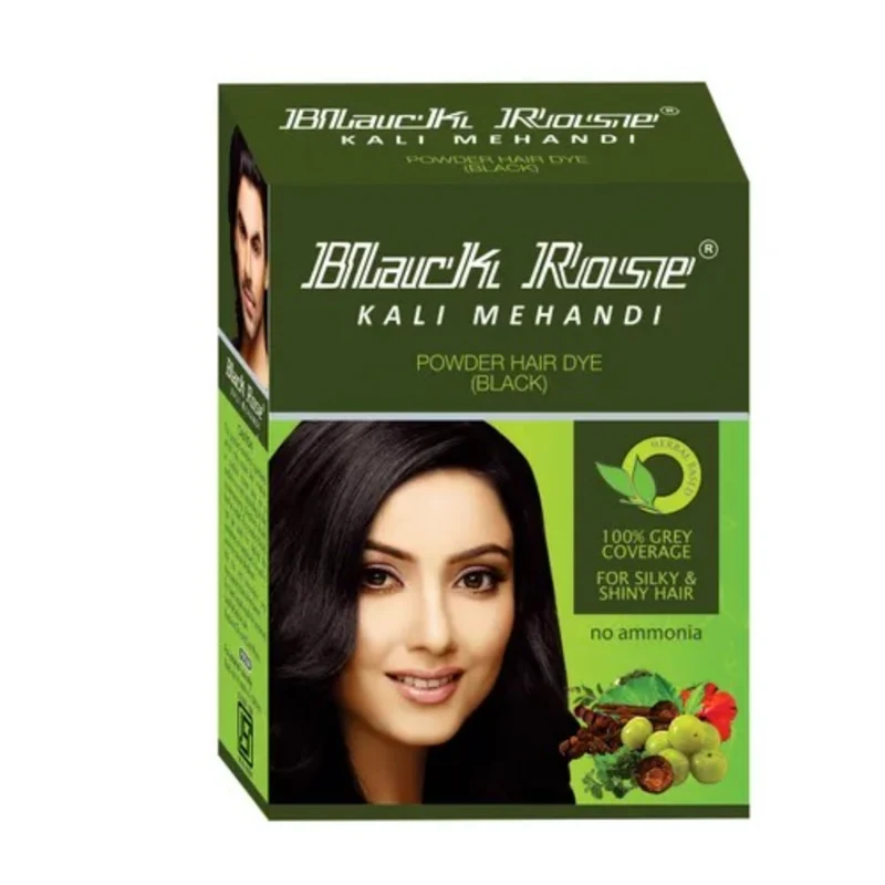 Black Rose - Hair Dye Powder (Black) 50gm