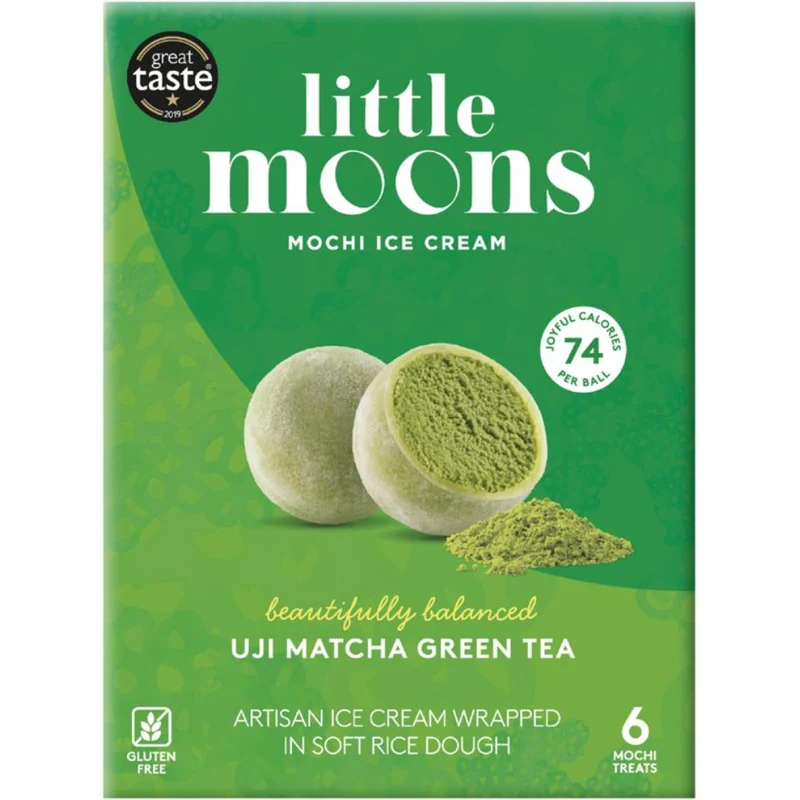 Frozen Little Moons Mochi Ice Cream - Matcha Green Tea 192gm - Only Berlin Delivery