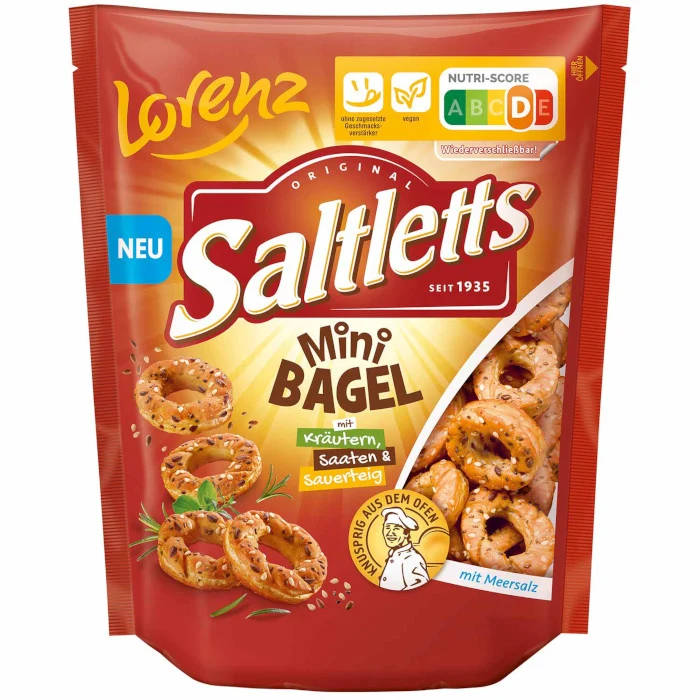 Lorenz Saltletts Mini Bagel 100g