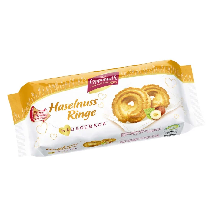 Coppenrath Hausgebäck Haselnuss Ringe 200g / 7.05oz
