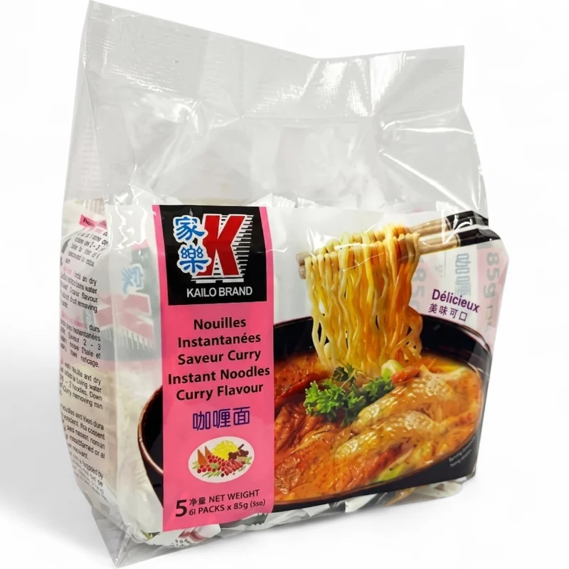 Kailo Brand Instant Noodles – Curry Flavour (5 x 85gm) 425gm