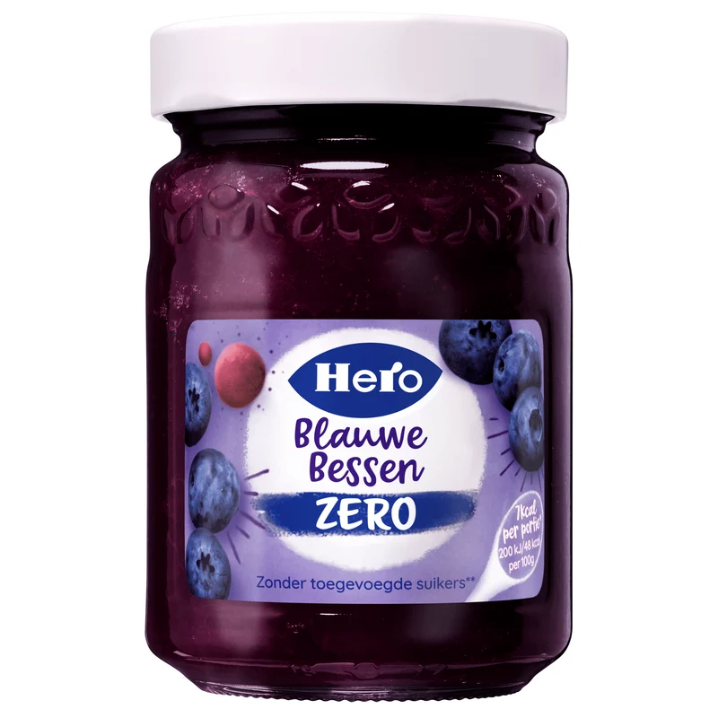 Hero Jam Blauwe Bessen zero