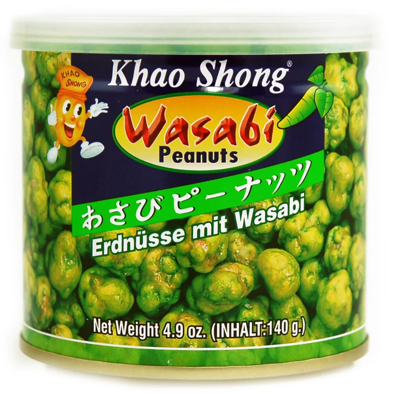 Khao Shong Wasabi Coated Green Peas 140gm