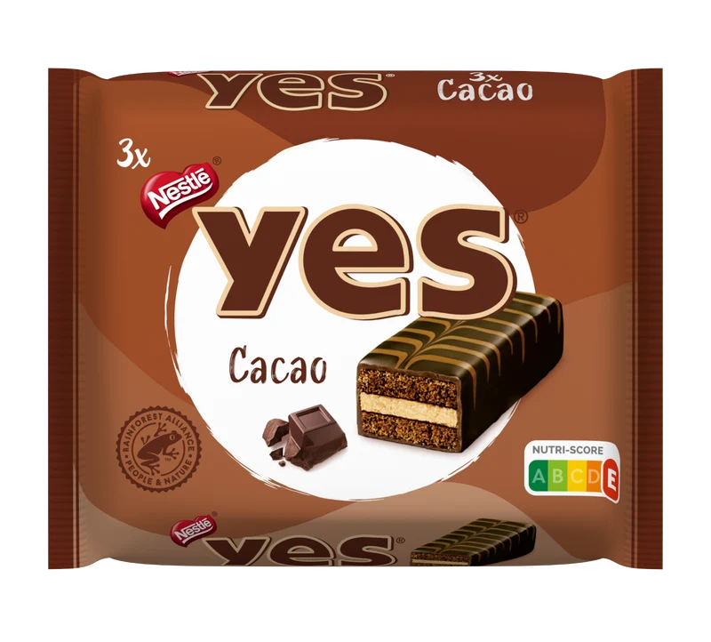 Nestlé Yes Kuchenriegel Cacao 3 Stück 96g / 3.38oz