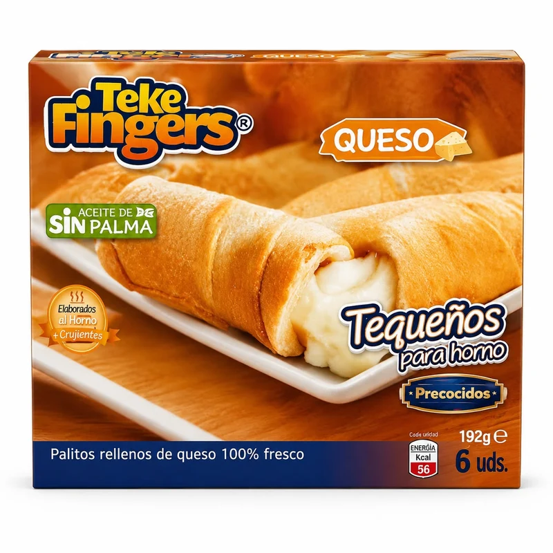 Frozen Teke Fingers - Tequenos Para Horno (6pcs) 192gm - Only Berlin Delivery