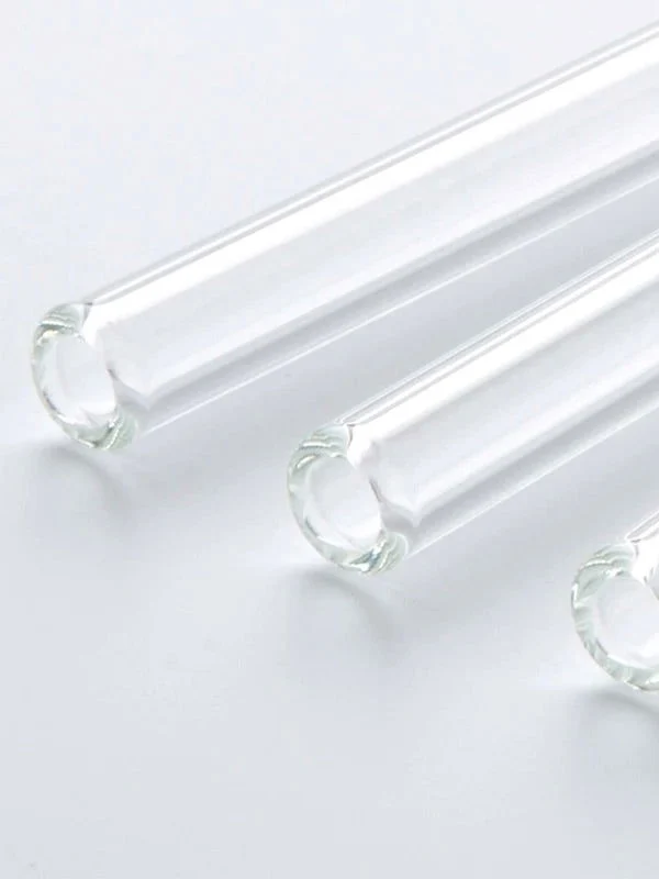 Glashalm - 50er Pack 🌈 bunt oder transparent - 15 o. 21 cm - made in Germany - B2B