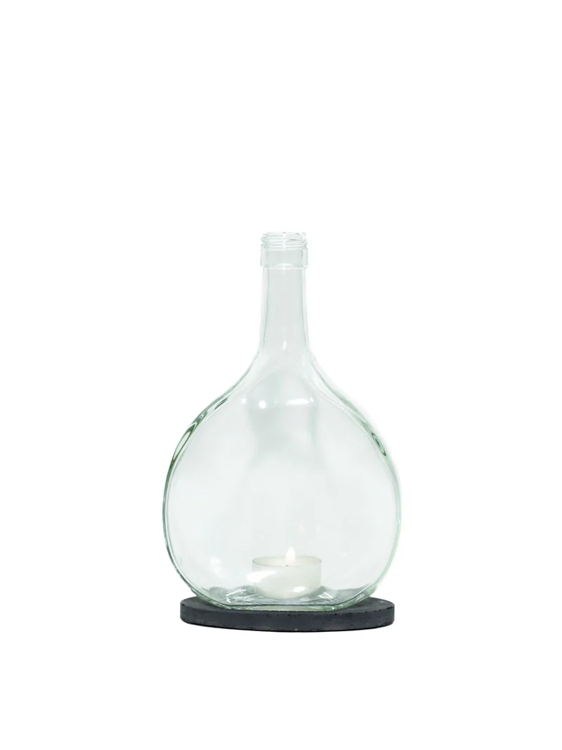 Untersetzer Feinbeton oval in grau oder schwarz