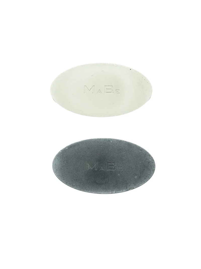 Untersetzer Feinbeton oval in grau oder schwarz