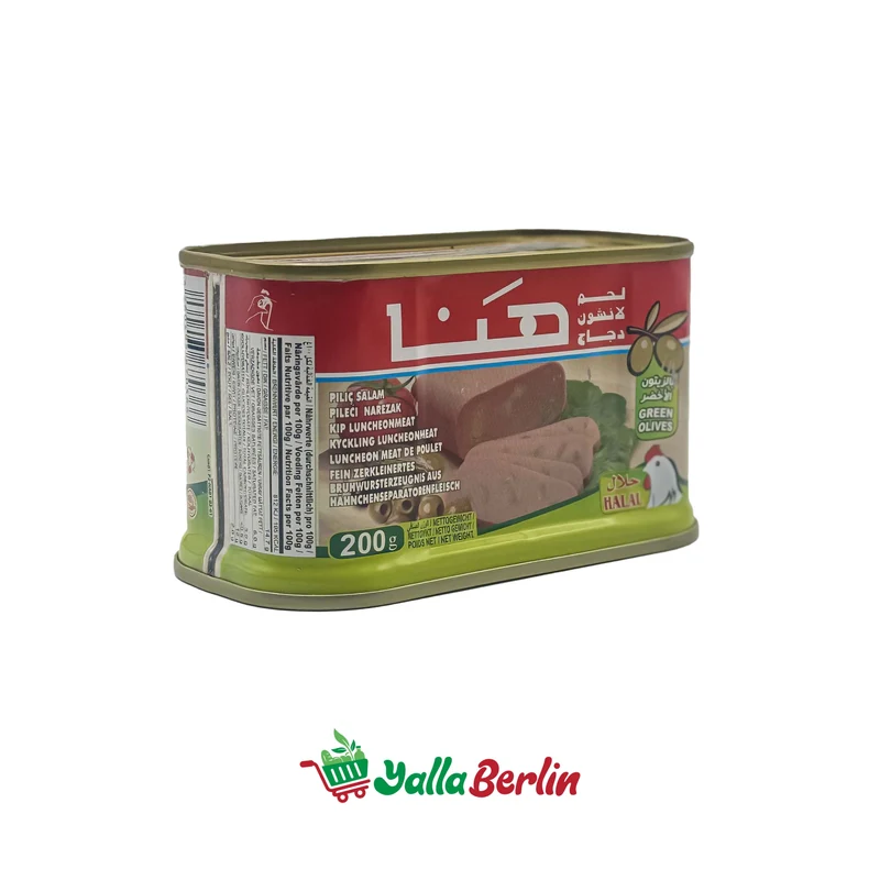 HANA HUHN LUNCHEON FLEISCH MIT OLIEVEN (200 Gr)