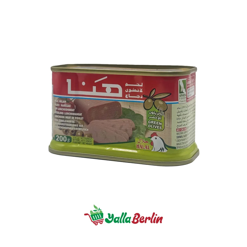 HANA HUHN LUNCHEON FLEISCH MIT OLIEVEN (200 Gr)