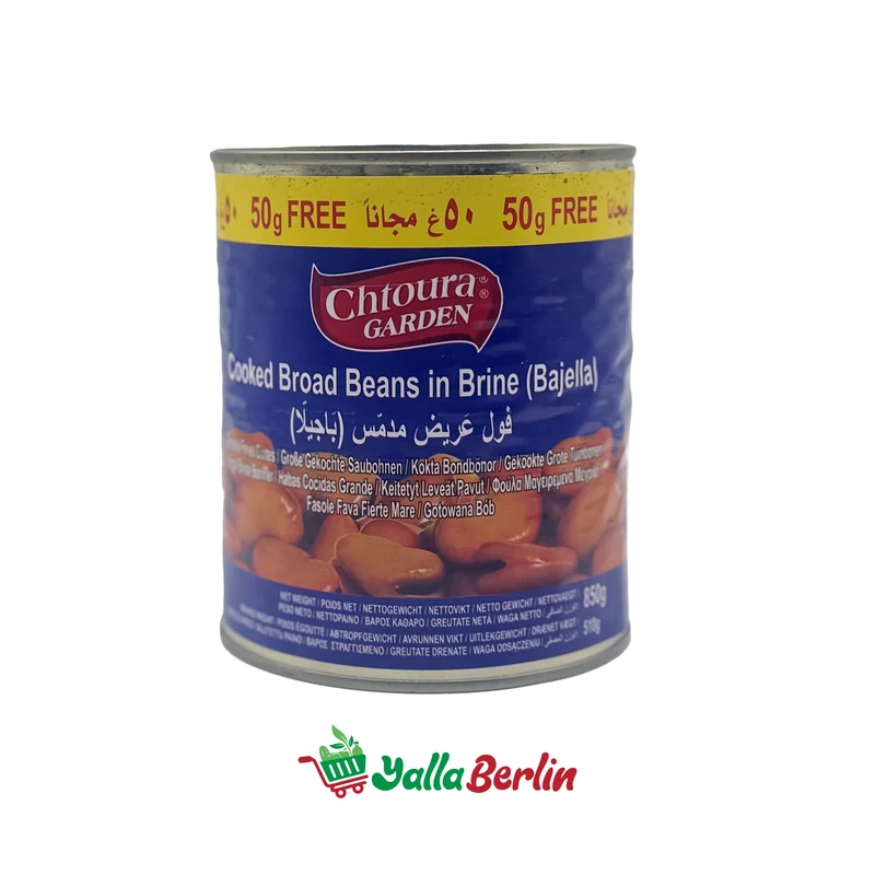 CHTOURA GARDEN GEDÜNSTETE BREITE BOHNEN 850 Gramm
