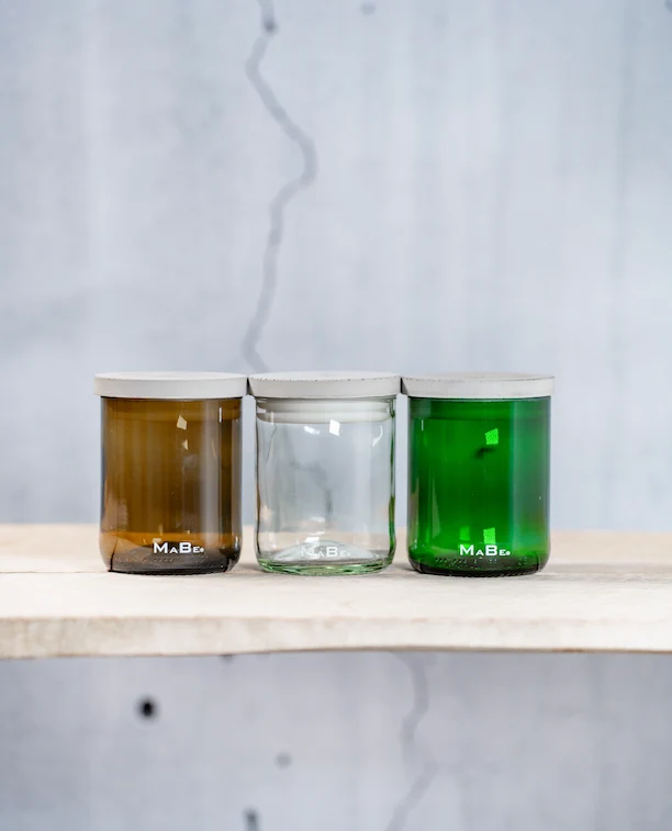 Vorrats Glas UPCYLING trifft Beton - modern & nachhaltig für deine Küche
