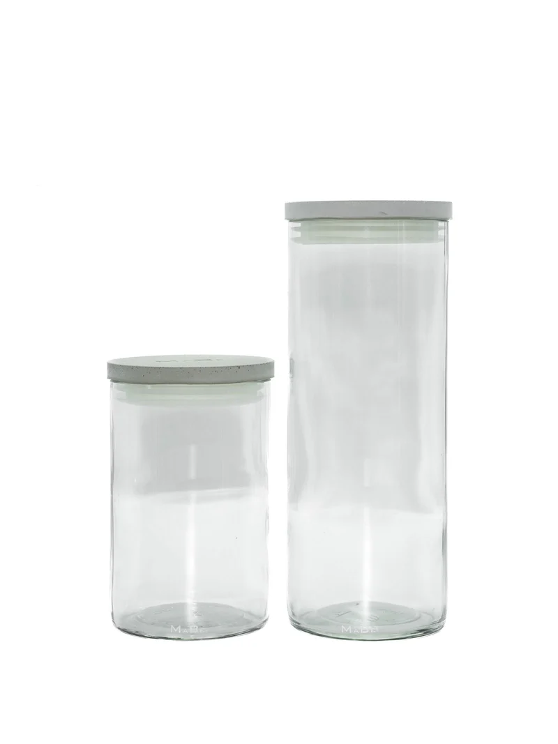 Vorrats Glas aus 3l Flasche - Nachhaltiges Geschenk für Pasta und Co - B2B