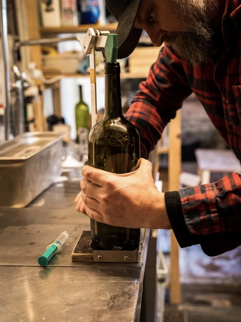 Vorrats Glas aus 3l Flasche - Nachhaltiges Geschenk für Pasta und Co - B2B