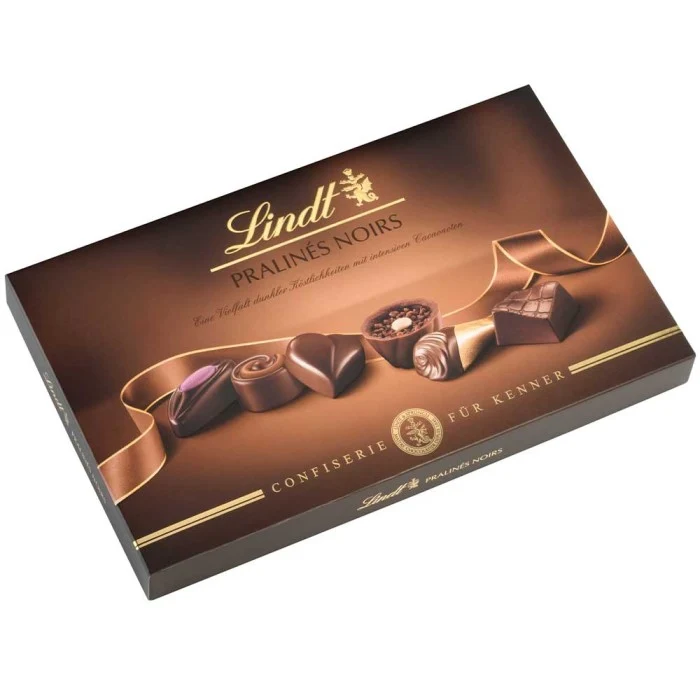 Lindt Pralinés Noirs Pralinenmischung 200g / 7.05oz