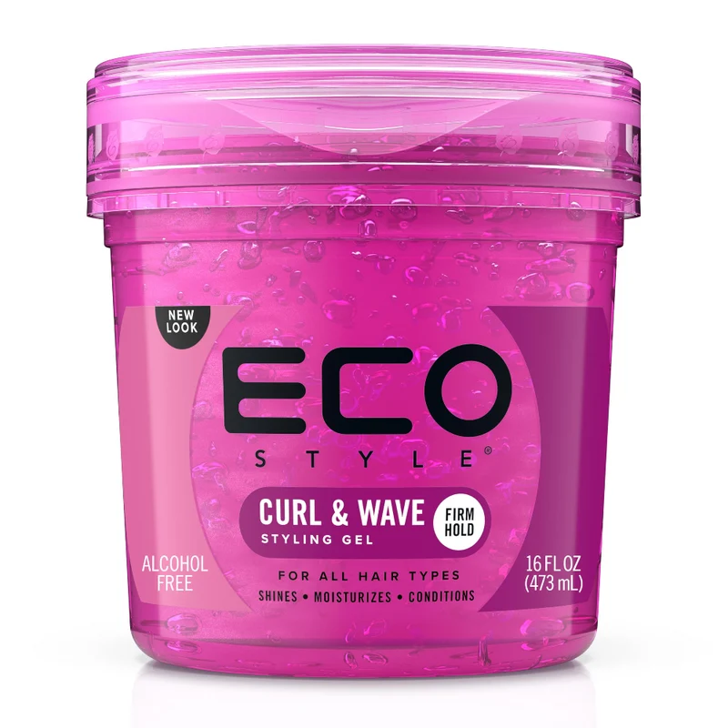 Eco Style Styling Gel - Pink Curl & Wave 454gm