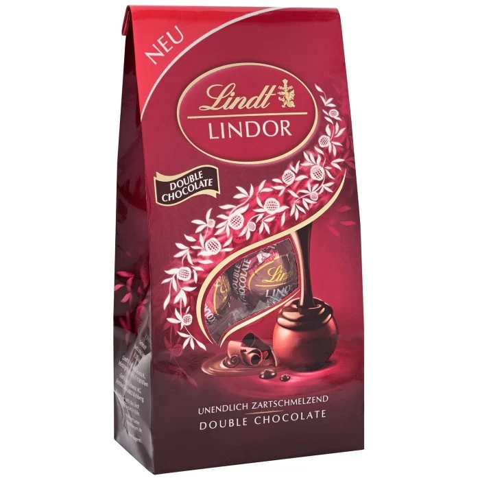 Lindt Lindor Schokoladen Kugeln Double Chocolate 100g / 3.53oz