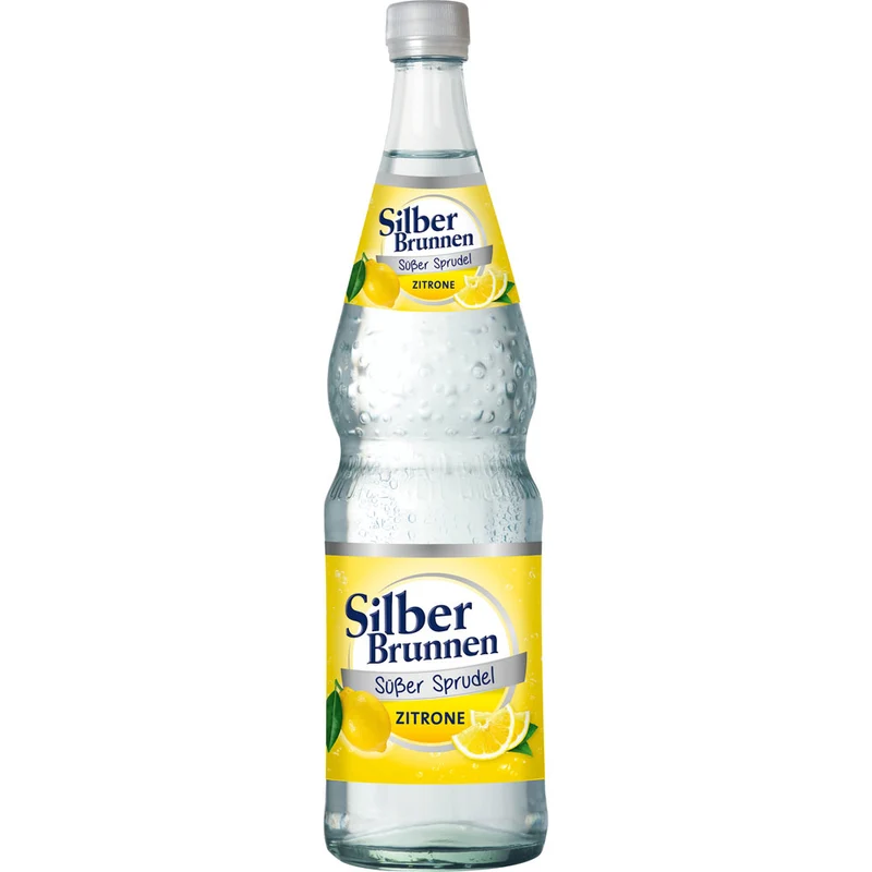 Silberbrunnen Süßer Sprudel Zitrone 12x 0,7 Liter (MEHRWEG)
