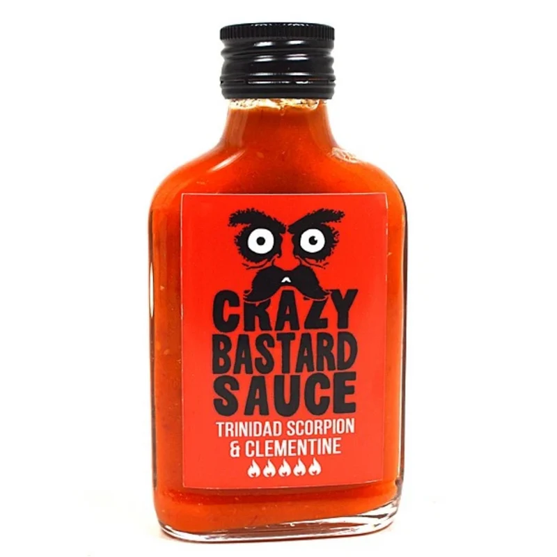 Crazy Bastard Sauce – Trinidad Scorpion & Clementine 100ml